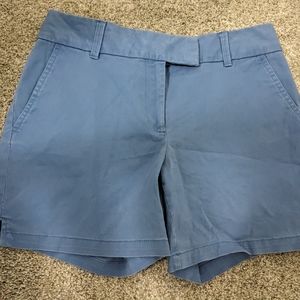 LOFT blue shorts.